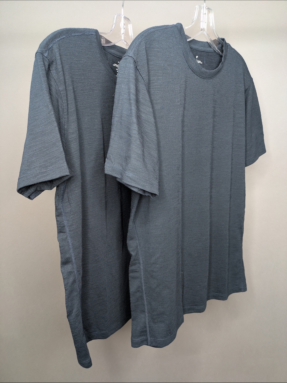 Fabletics Black Heather Crewneck T-Shirt